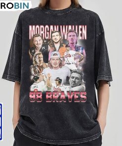 Morgan Wallen Music Shirt, Morgan Wallen 98 Braves Unisex T-shirt Short Sleeve