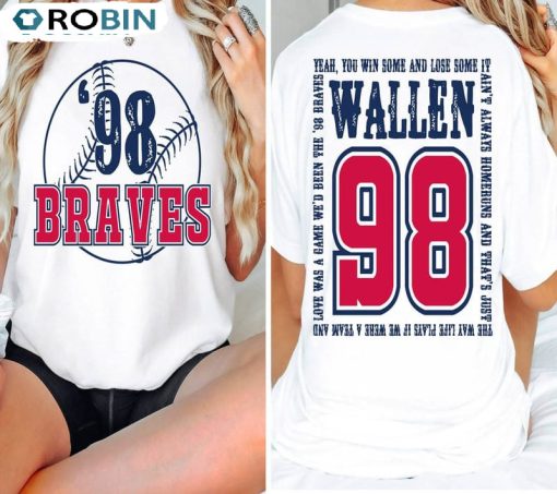 Morgan Wallen Trendy Shirt, Wallen Braves Unisex T-shirt Long Sleeve