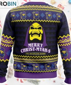 MYAH-rry Christ-MYAHs He-Man Ugly Christmas Sweater