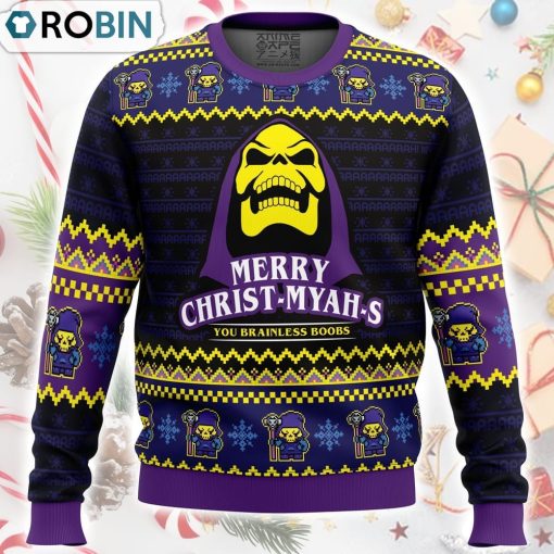 MYAH-rry Christ-MYAHs He-Man Ugly Christmas Sweater
