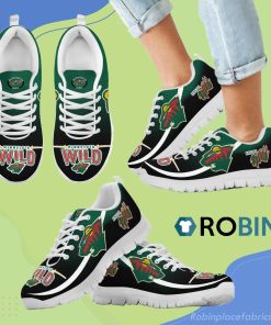 Mystery Straight Line Up Minnesota Wild Breathable Running Sneaker