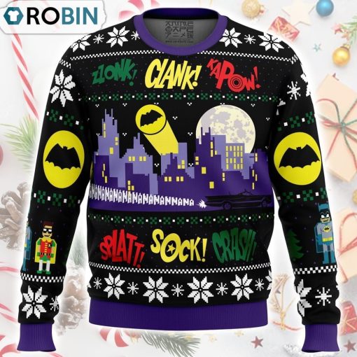 Nananana Christmas Batman DC Comics Ugly Christmas Sweater