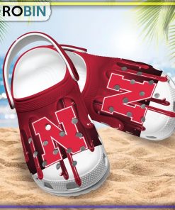 Nebraska Cornhuskers 3D Melting Paint Printed Crocs Shoes Nebraska Cornhuskers 3D Melting Paint Printed Crocs Shoes