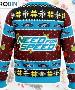 Need For Speed Ugly Christmas Sweater