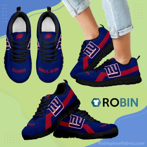 New York Giants Line Logo Breathable Running Sneaker