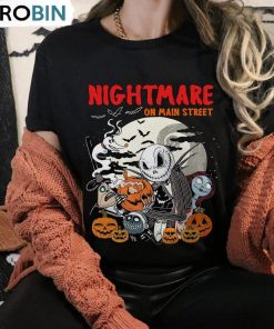 Nightmare Before Christmas Halloween Shirt, Nightmare On Main Street Unisex Shirt Nightmare Before Christmas Halloween Shirt, Nightmare On Main Street Unisex Shirt