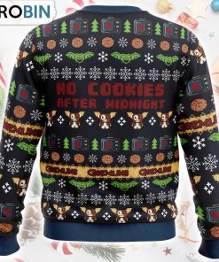 No Cookies After Midnight Gremlins Ugly Christmas Sweater