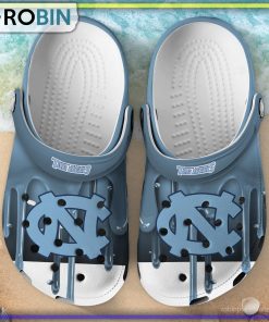 North Carolina Tar Heels 3D Melting Paint Printed Crocs Shoes