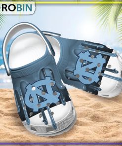 North Carolina Tar Heels 3D Melting Paint Printed Crocs Shoes