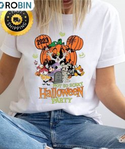 Not So Scary Halloween Party Mickey Shirt , Disney Halloween Hoodie Long Sleeve Not So Scary Halloween Party Mickey Shirt , Disney Halloween Hoodie Long Sleeve