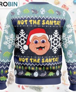 Not the Santa Dinosaurs Ugly Christmas Sweater