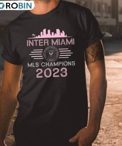 Nter Miami Mls Champions 2023 Shirt, Lionel Messi Unisex Hoodie Crewneck