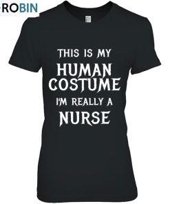 Nurse Halloween Costume Shirt For Women Male Rn Cna Lpn Unisex Shirt