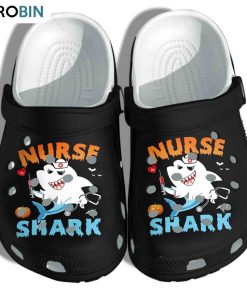 Nurse Shark Halloween Crocs Shoes