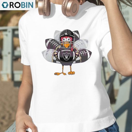 Oakland Raiders Turkey Thanksgiving 2023 Shirt