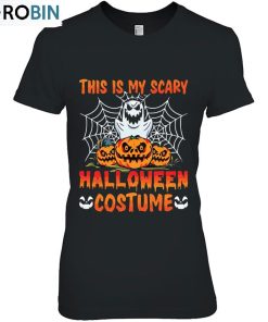 Official Boo Ghost And Pumpkin This Is My Halloween Costume Unisex Shirt