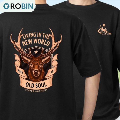 Oliver Anthony Shirt, Rich Men North Of Richmond Living In The New World Unisex T-shirt Unisex T-shirt Tee Tops