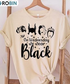 On Wednesday We Wear Black Halloween Shirt, Cute Witch Sweatshirt Unisex Hoodie