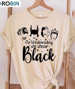 On Wednesday We Wear Black Halloween Shirt, Cute Witch Sweatshirt Unisex Hoodie