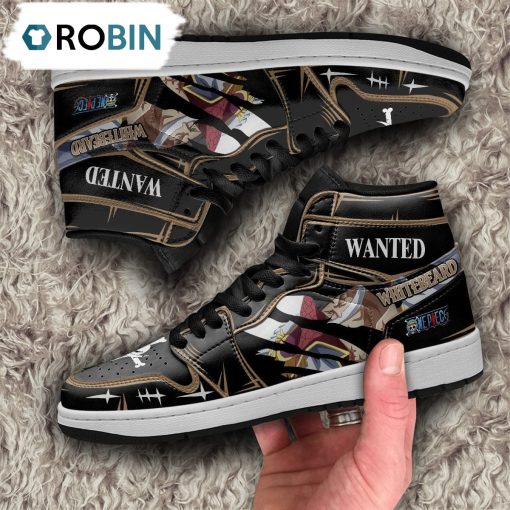 One Piece Edward Newgate Whitebeard Jordan 1 High Sneakers, Custom Anime Shoes