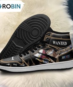 One Piece Edward Newgate Whitebeard Jordan 1 High Sneakers, Custom Anime Shoes One Piece Edward Newgate Whitebeard Jordan 1 High Sneakers, Custom Anime Shoes