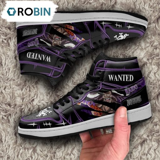 One Piece Four Emperors-Kaido Jordan 1 High Sneakers, Custom Anime Shoes