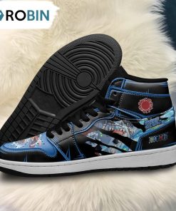 One Piece Jinbe Jordan 1 High Sneakers, Custom Anime Shoes One Piece Jinbe Jordan 1 High Sneakers, Custom Anime Shoes