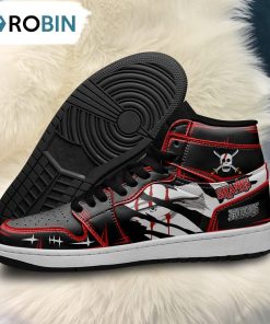 One Piece Shanks Jordan 1 High Sneakers, Custom Anime Shoes