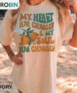 Orange Juice Summer Shirt, My Heart Has Changed Unisex Hoodie Crewneck