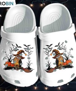 Owl With Witch Hat Crocs Shoes