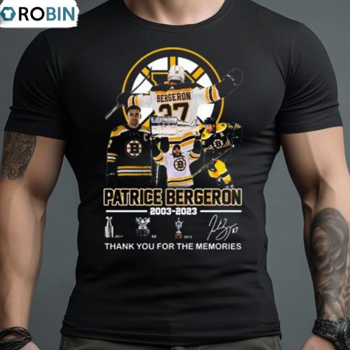 Patrice Bergeron 2003 2023 Memories T Shirt