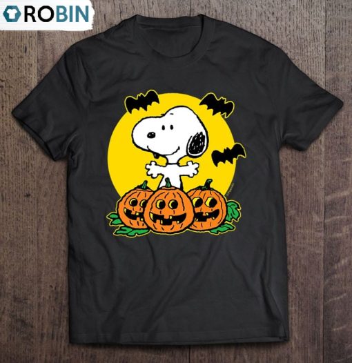 Peanuts – Snoopy Pumpkin Patch Halloween Unisex Shirt