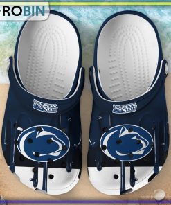 Penn State Nittany Lions 3D Melting Paint Printed Crocs Shoes
