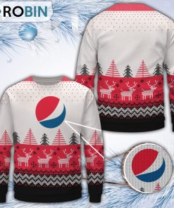 Pepsi Christmas All Over Print Ugly Sweater