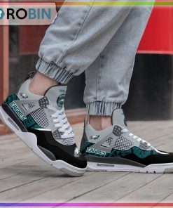 Philadelphia Eagles Football Personalized Air Jordan 4 Sneaker