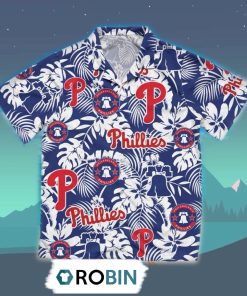 Philadelphia Phillies Hawaiian Shirt, 3D Printed Aloha Shirt