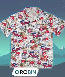 Philadelphia Phillies Summer Hawaiian Shirt, 3D Printed Aloha Shirt