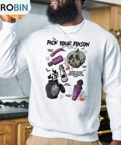 Pick Your Poison Disney Halloween Comfort Shirt, Disneyland Unisex T-shirt Long Sleeve