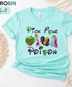 Pick Your Poison Disney Villain Shirt, Halloween Witch Unisex Hoodie Sweater