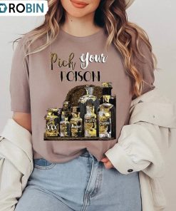 Pick Your Poison Halloween Shirt, Retro Gothic Funny Tank Top Sweater