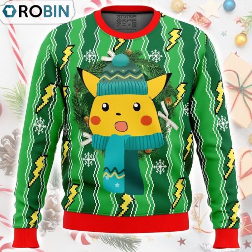 Pikachu Pokemon Ugly Christmas Sweater