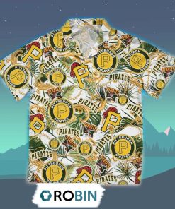 Pittsburgh Pirates Hawaiian Shirt, 3D Printed Aloha Shirt Pittsburgh Pirates Hawaiian Shirt, 3D Printed Aloha Shirt