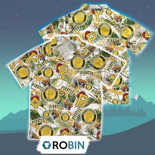 Pittsburgh Pirates Hawaiian Shirt, 3D Printed Aloha Shirt