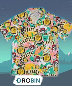 Pittsburgh Pirates Summer Hawaiian Shirt, 3D Printed Aloha Shirt