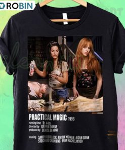 Practical Magic 1998 Movie Shirt, Vintage Cult Movie Short Sleeve Unisex Hoodie