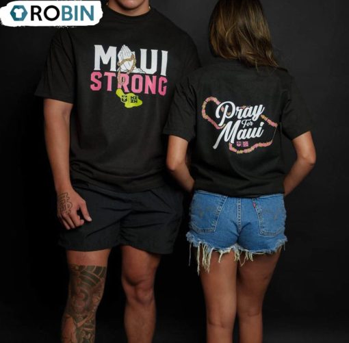 Pray For Maui Shirt, Hawaii Strong Summer 2023 Unisex Shirt