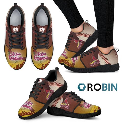 Pro Shop St. Louis Cardinals Breathable Running Shoes For Baseball Fan