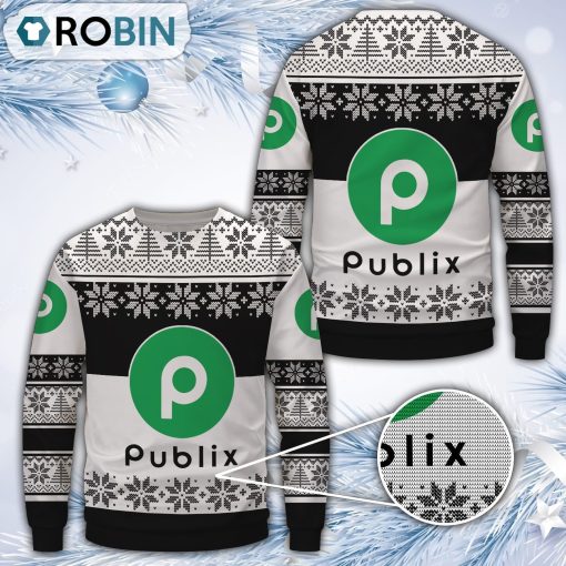 Publix Merry Christmas All Over Print Ugly Sweater Uniform