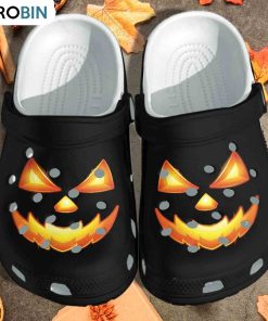 Pumpkin Face Cosplay Halloween Crocs Shoes