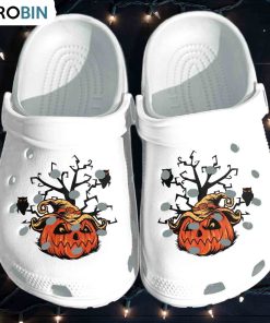 Pumpkin Witch Hat Crocs Shoes
